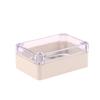 1Pc Plastic Waterproof Transparent Outdoor Alarm Waterproof Box Diy Project Electronic Box Enclosure Security Module Shell