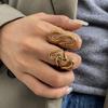 Jiedin Европейские и американские кольца из титановой стали нишевый дизайн кольца ювелирные изделия из нержавеющей стали не тускнеющие кольца