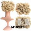 Curly Hair Chignons Hair Bun Claw Clip On Hair Wedding Retro Style