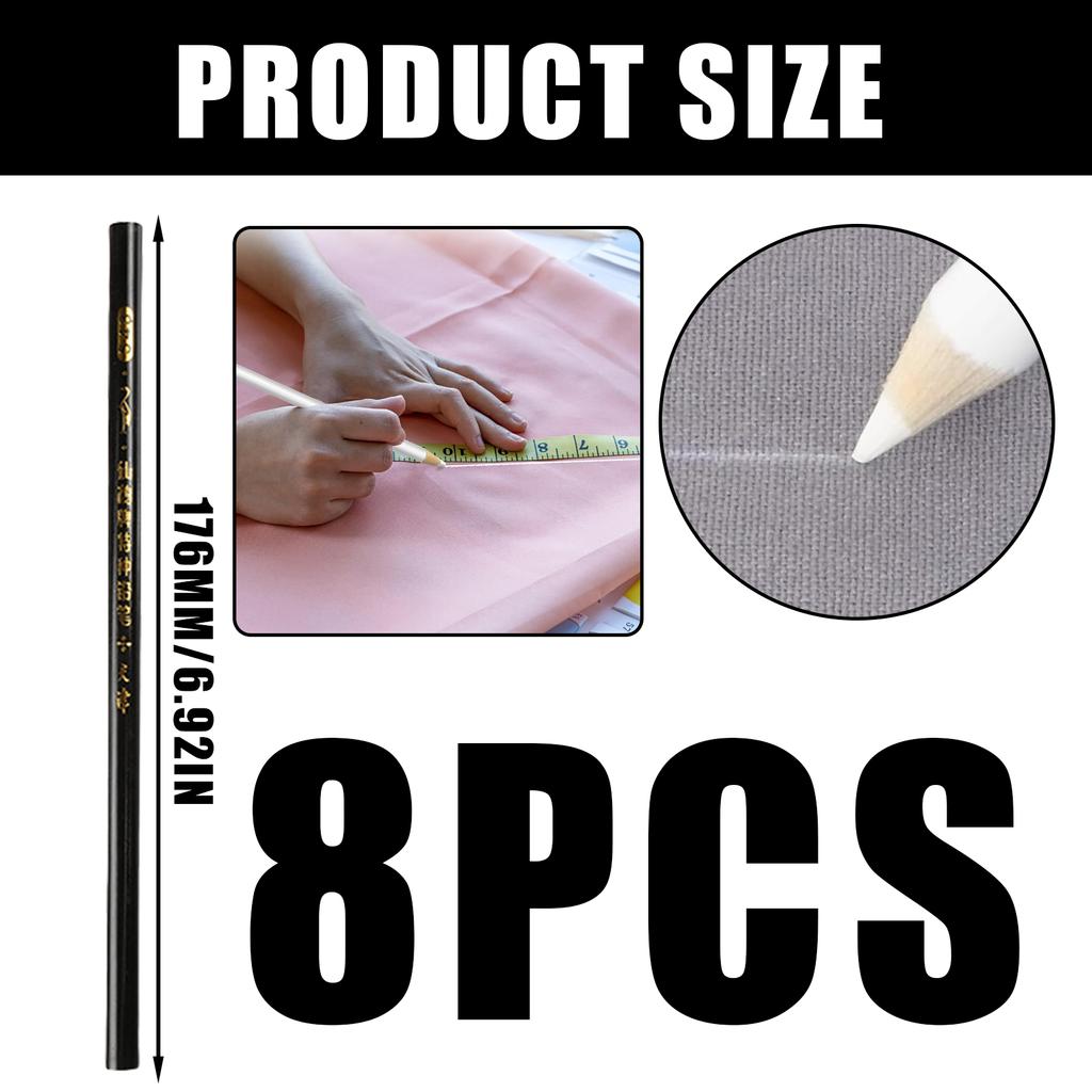 8шт цветной швейный карандаш водорастворимый тканевый карандаш швейный маркер карандаш для портного для шитья одежды шитье