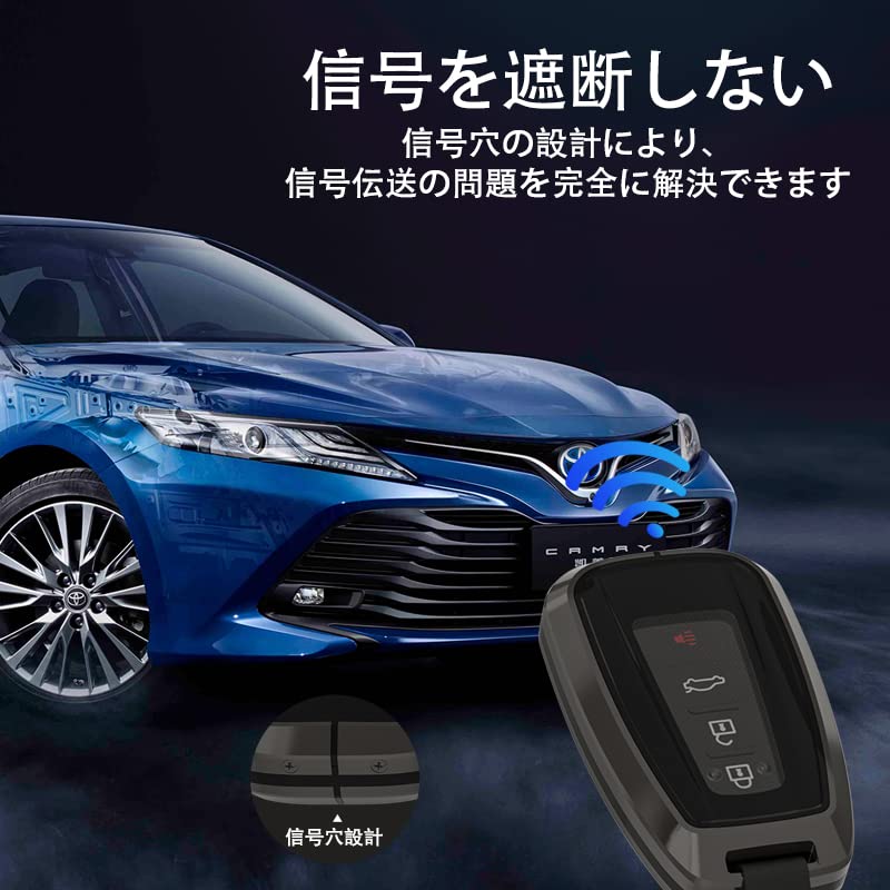 XRise Чехол для ключа Toyota, Сборный чехол для ключа из ТПУ, Металл цинк, Совместим с Новым