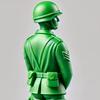 Green Soldier Figurine Toilet Reading Newspaper Peeing Man Resin Statue Sculpture Model Toy Home Office Desktop Decoration Ornament