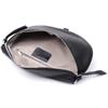 Leather Bag for Women In a Classic Color Crossbody with a Mini Wallet Vintage 22666 Black