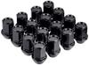 KYO-EI (Kyoei Industry) LEGGDURA RACING Wheel Nuts, M12 X P1.25, Black, KIN36K