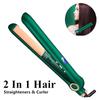 LCD Display 3D Rotating Iron&Curling 2 In1 Negative Ion Ceramic Hair Flat Iron Hair Straightener Function Multi Styler For Woman