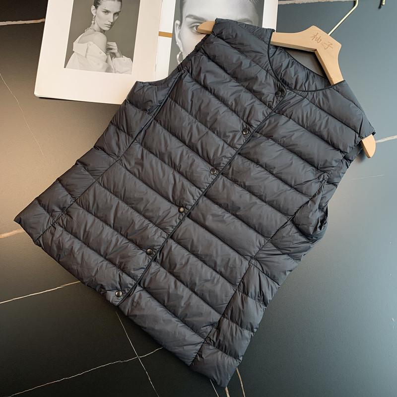 Winter Liner Warm Sleeless Women Vest 2026 Arrivals Female Winter Keep Warm Collarless Ultralight Quilted Puffer Vest