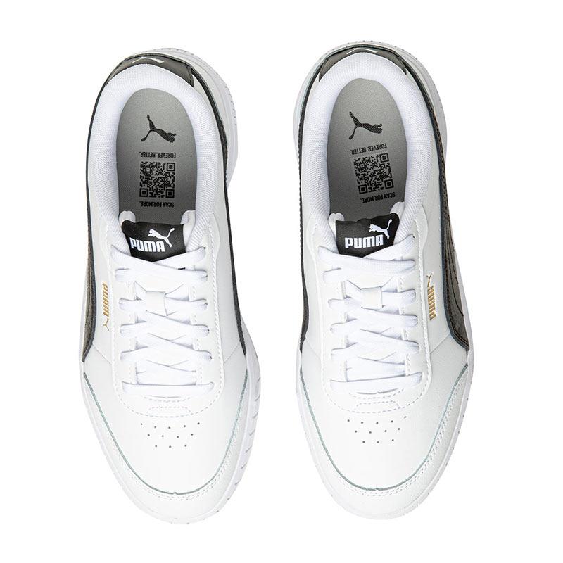 Puma Carina Удобные Мягкие Прочные Низкие Кроссовки Женские Кроссовки Белые 402637-02