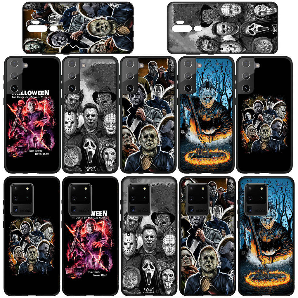 Cover for iPhone 16 15 Xiaomi Redmi Note 14 13 12 11 Pro Max X 8 9 16e Samsung Galaxy S25 S24 S23 A4 Moto G45 G35 OPPO Huawei Michael Myers Phone Case