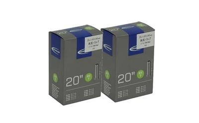 SCHWALBE (ШВАЛЬБЕ) Комплект из 2 велосипедных камер, Оригинальные, 20x1.50/2.40, Камера Шредера 40 мм, 7AV, В коробке
