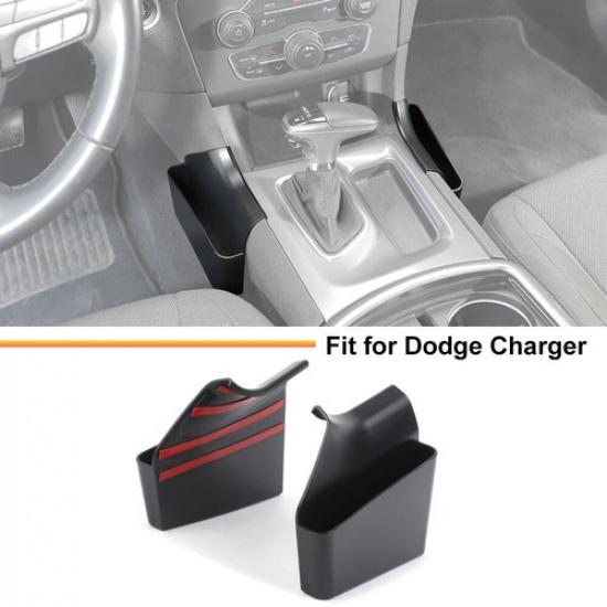 Console Gear Side Storage Box Organizer Tray for Dodge Charger 15+ Accessories