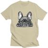 Мужская футболка с принтом французского бульдога Frenchie 100% хлопок Повседневная футболка Уличная футболка