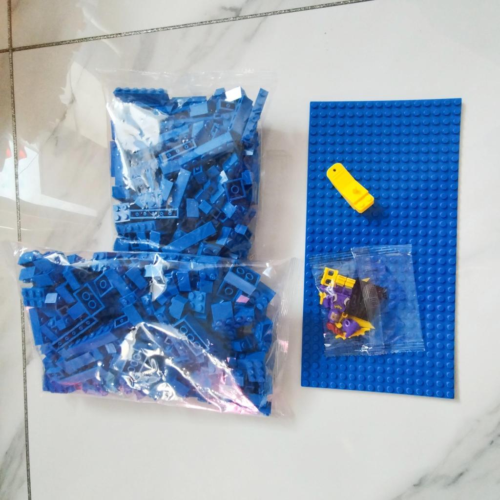 Building Blocks Hybrid Particles520g Bulk 17Colours DIY Toys for Children Free Base Plate Jigsaw Puzzle