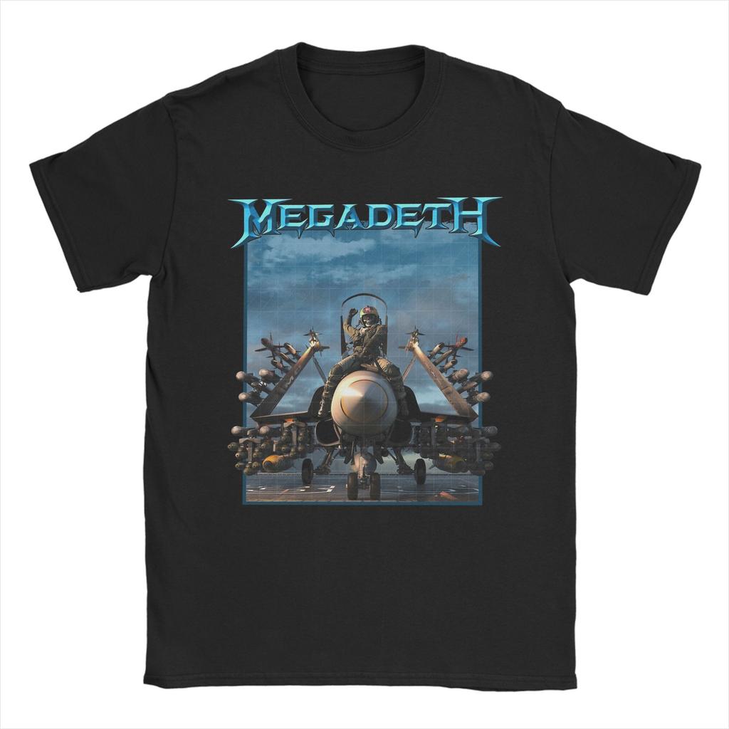 Megadeths New album tour 2026 TShirt Summer Cotton TShirts For Couple Novelty Casual Tshirt Short Sleeve Vintage Clothes
