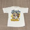 Винтажная хлопковая унисекс футболка Milwaukee Brewers Размеры S-4XL VN2278 Унисекс футболка