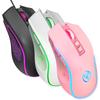 HXSJ X100 Wired Gaming Mouse Ergonomic Gaming Office Mouse 7-color Breathing Light Effect 4-gear