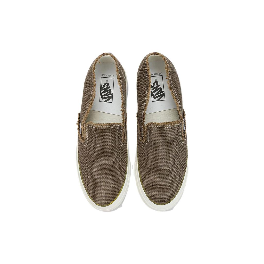 Vans OG Style 48 LX Frayed - Джутовые кроссовки Canteen Unisex коричневые VN000C4S1LE