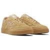 Reebok Club C 85 Нескользящие прочные низкие кроссовки унисекс коричневые IF9921