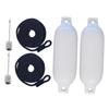 2x Boat Fender anti collision balls Thickened PVC Mooring Buoy for Row Boats Yacht Boat Dock Mooring cushioning and protection