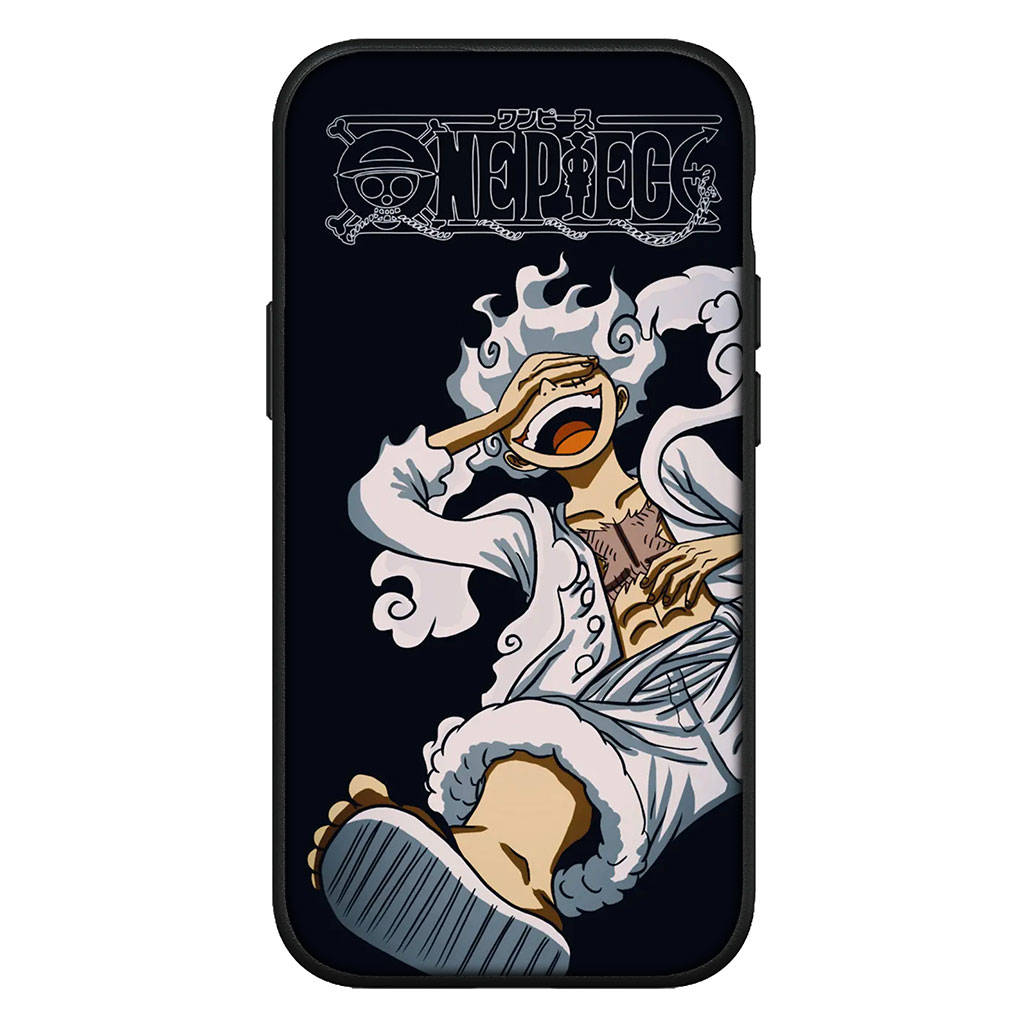 Чехол для iPhone 16 15 Xiaomi Redmi Note 14 13 12 11 Pro Max 16e Samsung Galaxy S25 S24 S23 Moto OPPO Huawei Комиксы Пятая передача Ван Пис Луффи Чехол для телефона