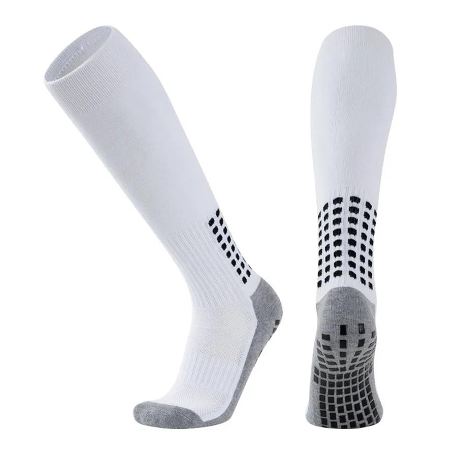 2Pair Knee High Long Non Slip Grip Socks Men Women's Football Basketball Baseball Rugby Soccer Cycling