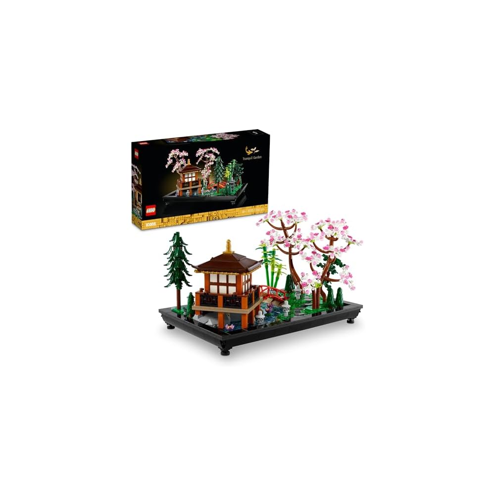 LEGO Icons Zen Garden Building Set 10315 Decorative Toy for Home Interior Gift for Men and Women