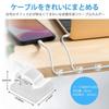 Lasocy Cable Cord Cable Cord Cable Wire Strong Cord Hooks Clips, 50-Pack, Transparent, Clips, Holders, Securing, Storage, Concealment, Adhesive,