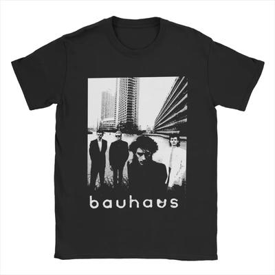 Футболки Bauhaus, мужские, 100% хлопок, уникальные футболки, футболки с круглым вырезом, топы с коротким рукавом, лето