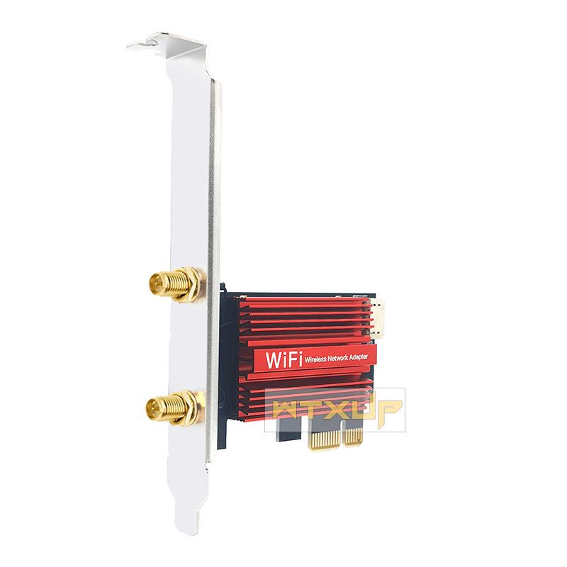 Двухдиапазонная беспроводная сетевая карта RTL8922 с PCIe и Bluetooth 5.4, 2.4G/5G/6G, WIFI7 приемник для настольных ПК