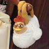 New Versatile Xiaohongshu Same Chicken Plush Handbag Chicken Bag Plush Bag Commuter Bag Handbag Women's Bag