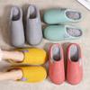 Supermarket Autumn and Winter Cotton Slippers Female Couple Indoor Household Non-slip Warm Plush Slippers