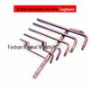 Звездообразный L-образный Torx-шестигранник из стали S2 с отверстием от кражи, удлиненные размеры T10, T20, T25, T30