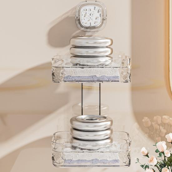 Мыльница на присоске со сливными отверстиями, прочная, несущая, простая в установке, настенная мыльница для душа, мыльница