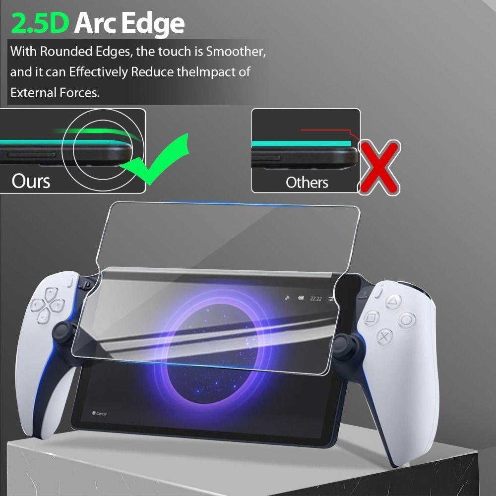 2шт HD Защитная пленка для портативной консоли из закаленного стекла для Sony PlayStation Portal