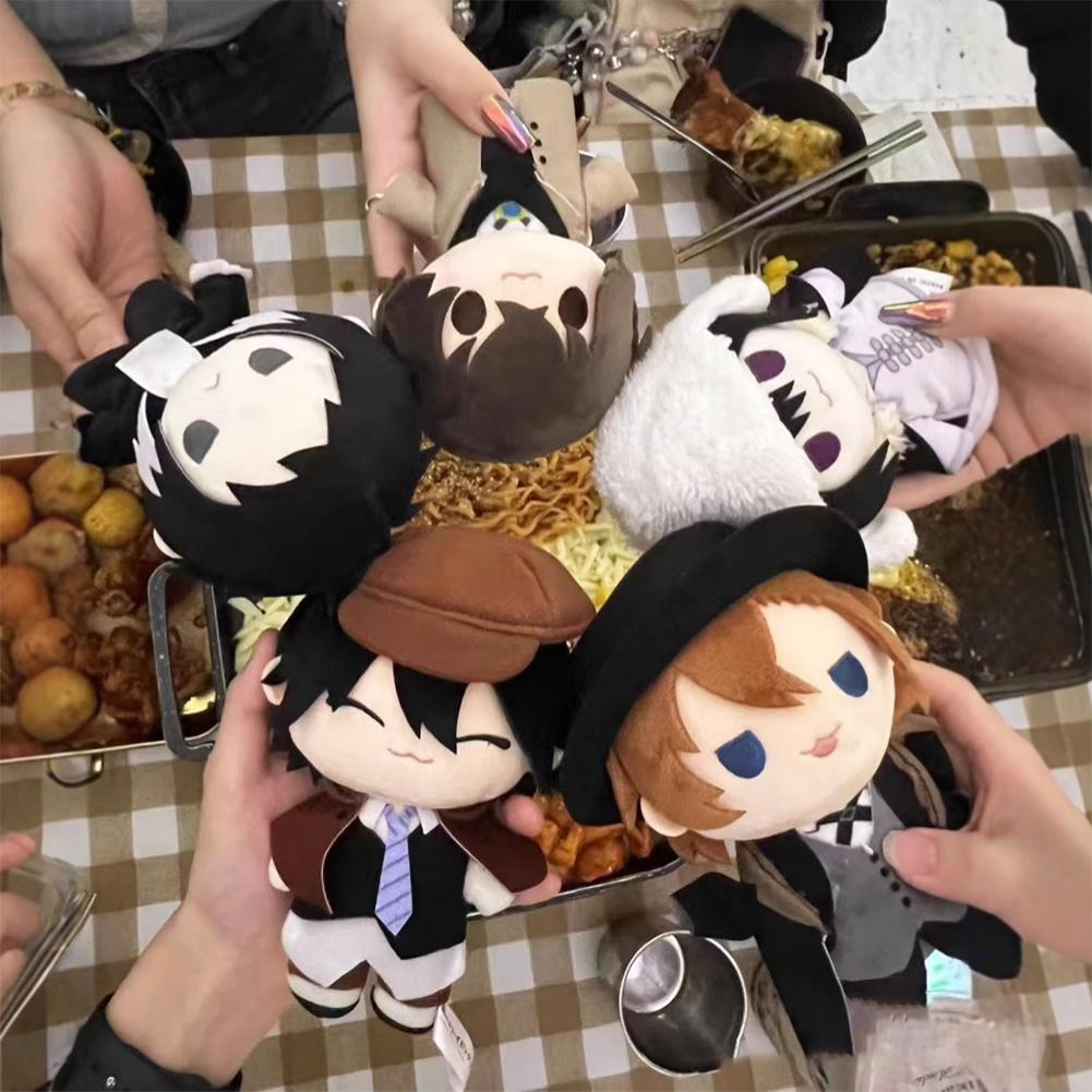 Nakahara Chuuya Dazai Osamu Plush Cotton Doll Body Dress Up Plush Stuffed Toy Cosplay Cartoon Stuffed Toys Children Gifts 20cm