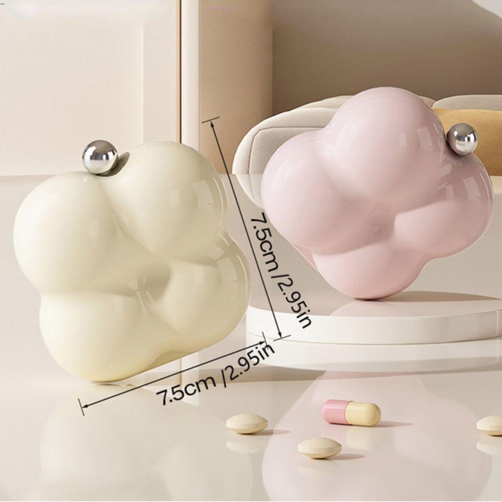 Карманный контейнер для хранения таблеток с 7 отделениями, еженедельный органайзер для таблеток, влагонепроницаемый герметичный диспенсер для таблеток, ювелирные изделия