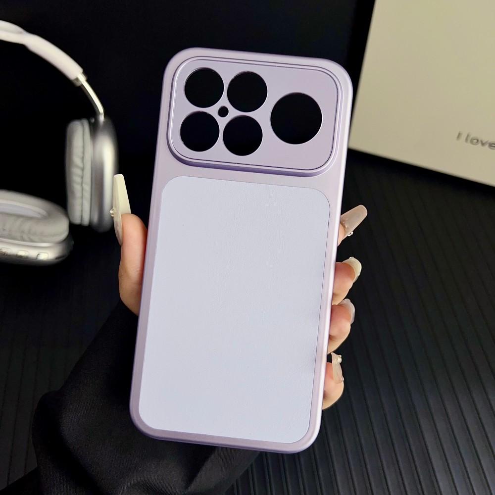Чехол для Xiaomi POCO F8 Pro Роскошная веганская кожаная накладка Магнитная MagSafe Защитная задняя крышка Чехол-оболочка для POCO F8 Ultra F8Pro