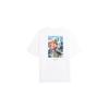 Wade Series Casual Printed Crew Neck Knit Short Sleeve T-Shirt Unisex Tops Standard-White AHSSD41-3