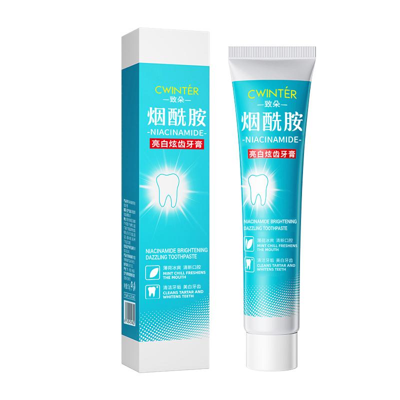 1pc Nicotinamide Toothpaste, 100g, Deep Clean, Fresh Breath, Teeth Whitening, Basic Oral Care