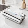 Stainless Steel Tissue Box, with Irregular Wavy Grooves Design, Smooth Paper Extraction Waterproof Tissue Holder for Kitchen