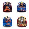 Naruto Pattern Cartoon Childrens Hat With Sunshade And Cotton Material For Outdoor Fun