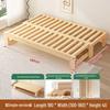 Tatami Solid Wood Folding Pull-out Sofa Bed Frame - Multifunctional Floor-Standing Design for Home and Bedroom