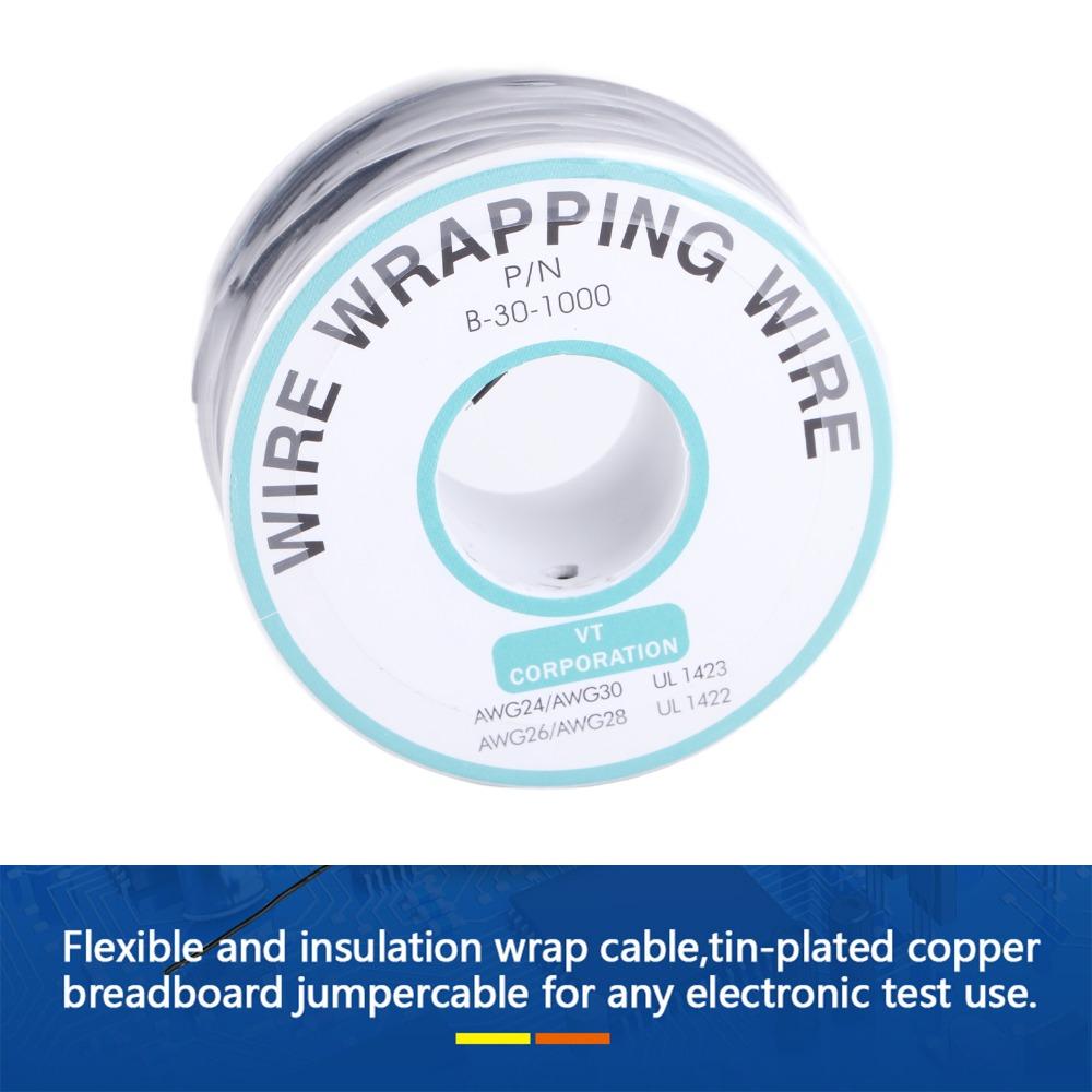 Кабель 30AWG Одножильный Многожильный 0,25 мм Луженая Медная Проволока Проволока для Обмотки Проводов DIY Пайка Печатных Плат