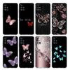 Clear Case For Samsung Galaxy A52 A12 A51 A32 A21s A71 A32 A22 50 A70 A31 A72 5G Phone Cover Beauty Pink Butterfly