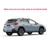 Передняя + Задняя Накладка на Противотуманную Фару для Subaru XV 2018- 6 шт. Комплект Противотуманных Фар