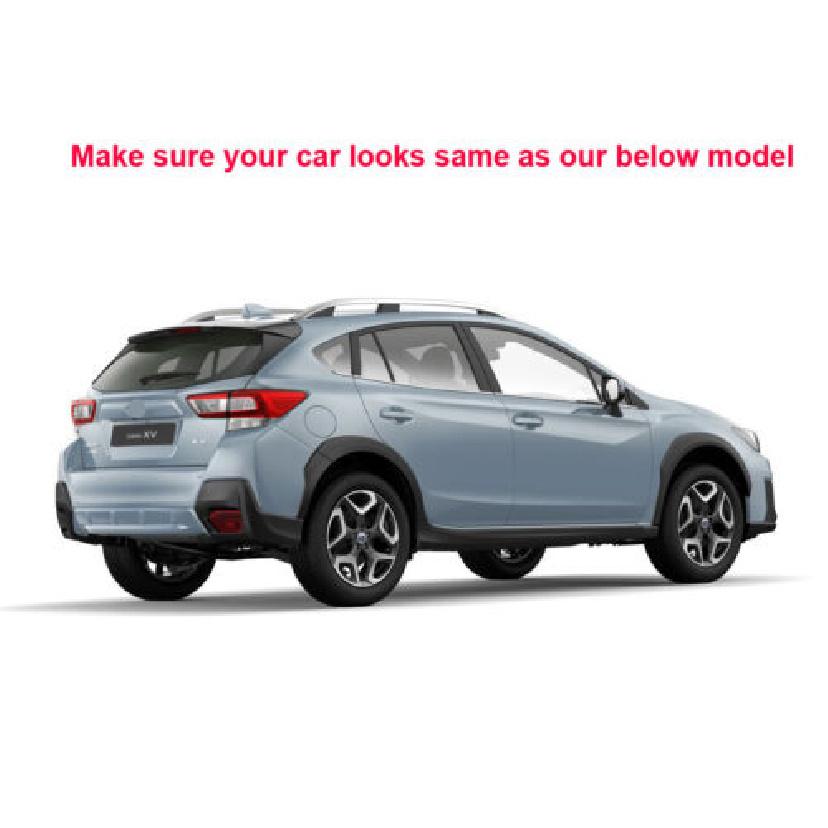 Передняя + Задняя Накладка на Противотуманную Фару для Subaru XV 2018- 6 шт. Комплект Противотуманных Фар