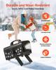 Snow Machine, Powerful 1500W, Handheld/Hanging Snow Maker, Wireless Remote Control, Snowflake Maker with 5L Fluid Tank, Snowflake Making Machine for