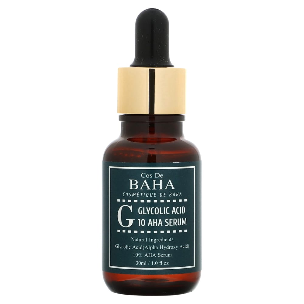 IHerb Сыворотка с гликолевой кислотой 10% AHA 30 мл (1 жидкая унция)