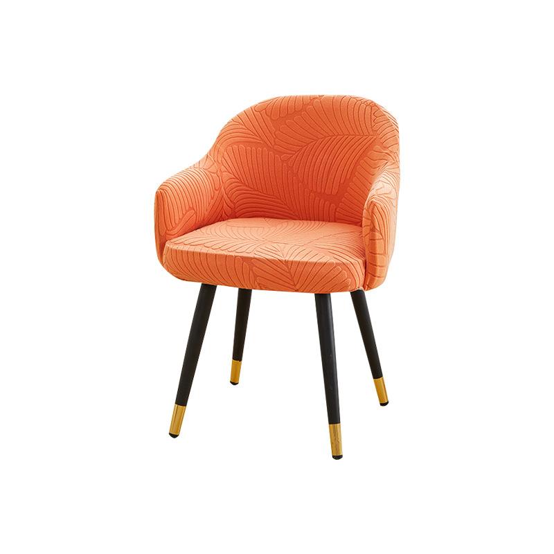 Чехол на изогнутый стул для обеденного стола, простой, большой, резной, бархатный, чехол для стула для макияжа, эластичный, универсальный, все включено, чехол для высокого кресла