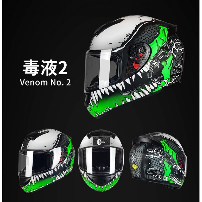 DOT Certified Full Face Motorcycle Helmet Adults 4 ABS Material M L XL XXL Commuter Use