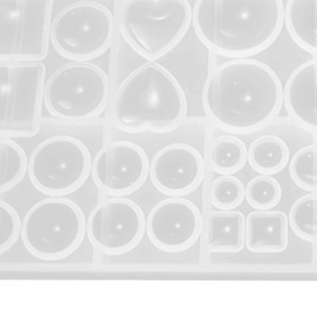 Stone Resin Mold Various Shape Eco Friendly Flexible Easy Demoulding Reusable Jewelry Silicone Mold